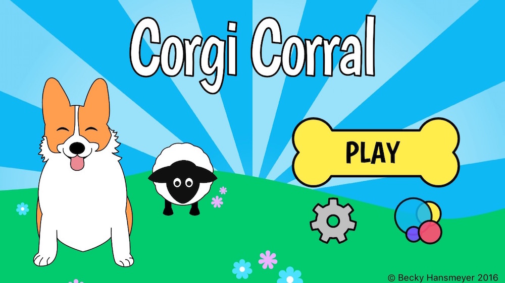 Corgi Corral Menu Screen