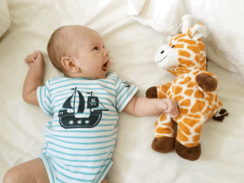Charlie & his giraffe